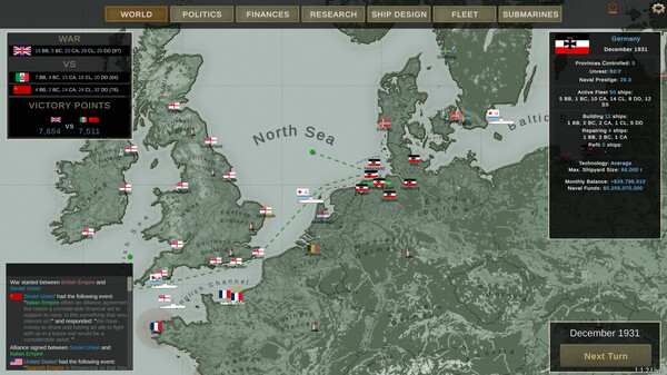 终极提督:无畏战舰｜Ultimate Admiral｜官方中文-v1.6.1.3｜7.95G｜免安装