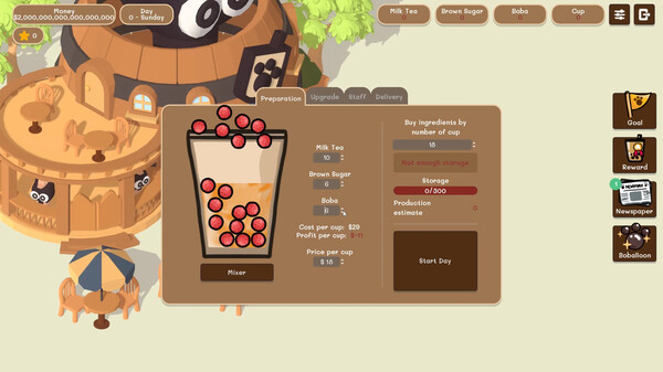 珍珠奶茶模拟器：休闲店铺经营｜Boba Simulator｜官方中文-Build.10979297｜157M｜免安装