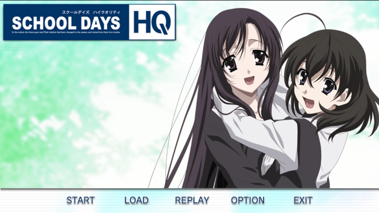 日在校园｜SCHOOL DAYS HQ｜精翻汉化｜10.6G｜免安装_果漫社区