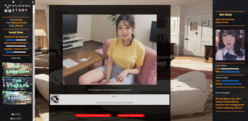 【网页游戏】学校物语｜Gakko No Monogatari｜汉化中文-v0.27｜23.1G｜免安装_果漫社区