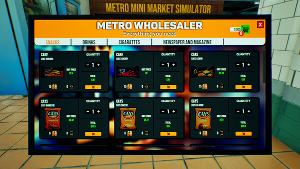 地铁迷你市场模拟器｜Metro Mini Market Simulator｜官方中文｜1.35G｜免安装