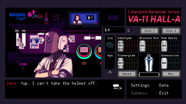 赛博朋克酒保行动｜VA-11 Hall-A: Cyberpunk Bartender Action｜官方中文-v1.2.3.0｜227M｜免安装
