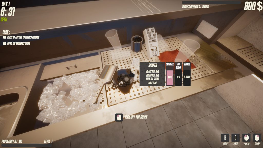 奶茶店模拟器｜Boba Tea Shop Simulator｜官方中文｜1.46G｜免安装