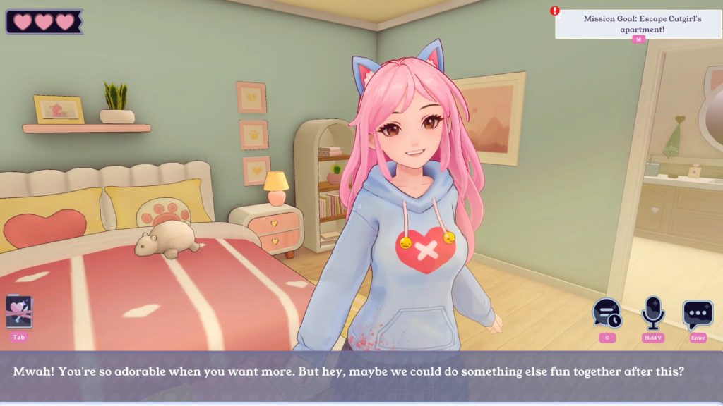 AI2U: 与你直到世界尽头 ~ 我的病娇猫娘AI女友｜AI2U With You Til The End｜官方中文｜7.15G｜免安装